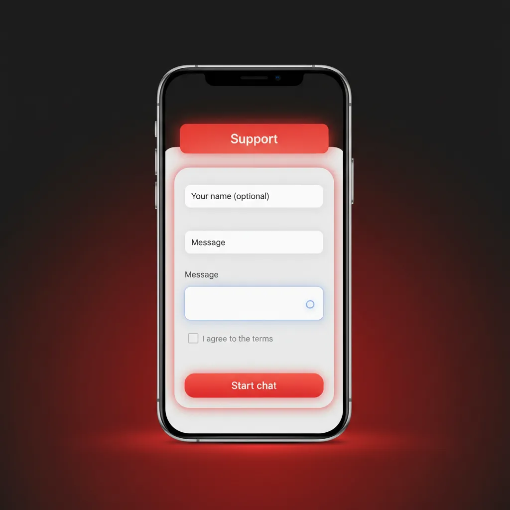 Suporte ao cliente com chat ao vivo, e-mail e central de ajuda para saques, prazos e verificação.