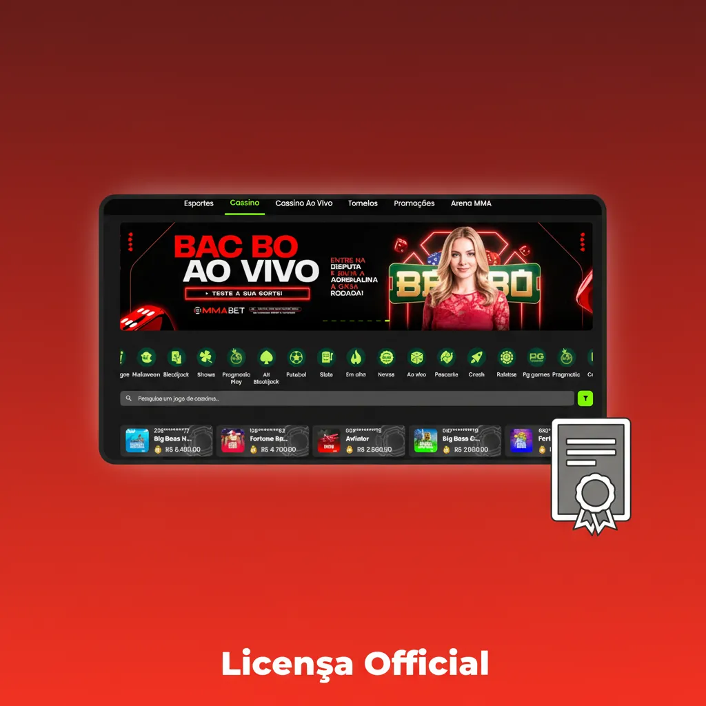 Selo de Licença Oficial: KYC, proteção de dados e auditorias; emissor e data no rodapé e nos Termos do site.