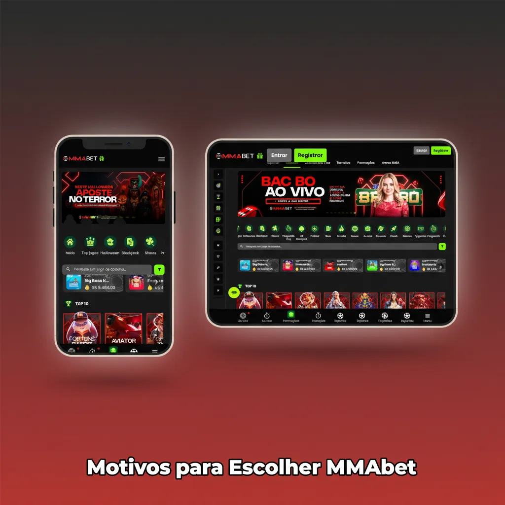 Banner de motivos para escolher MMAbet: Pix, odds atraentes, bilhete ágil, slots, crash, cash out e suporte 24h.